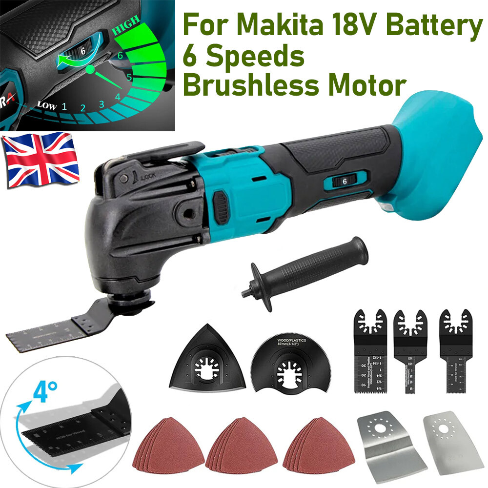 Cordless Brushless Motor Oscillating Multi Tool SPEED For Makita
