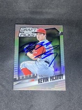 Kevin McAvoy 2014 Panini Prizm Draft Picks Silver #42 Boston Red Sox Signed Card
