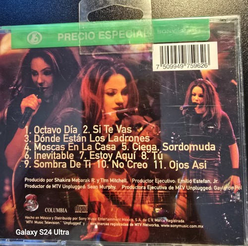 SHAKIRA - MTV UNPLUGGED (CD) - Picture 4 of 4
