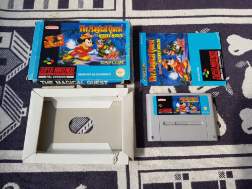 Nintendo SNes Game with Original Packaging Magical Quest Starring Mickey Mouse - Picture 1 of 2