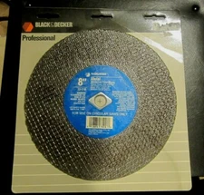 Black & Decker Professional 8" Abrasive Saw Blade Metal Cutting No. 73-218