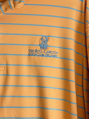 Peter Millar Summer Comfort Men's Size Large Golf Polo Ritz-Carlton GC Orlando - Picture 2 of 11