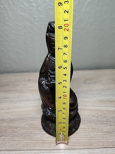 CHINESE BRONZE STATUE 18th C. QING DYNASTY KWANYIN GUANYIN BUDDHA Stamped Seal * - Picture 20 of 23