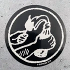 Supreme Black Molotov Cocktail Sticker Decal 100% Authentic Accessories