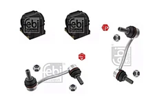 FEBI Anti-Roll Bar Bushing Kit + Link Stabilizer Front SET For VW 4-T 06-18