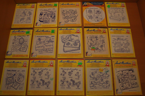 Tante Martha's Hot Iron Transfers RIESIGE AUSWAHL (ALLE AUF BILDERN ZU SEHEN) 67 Stück - Bild 2 von 6