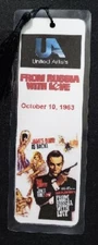 James Bond Movies Bookmark - Hand Made - Choose Movie - 5 ml thick  8" x 3"