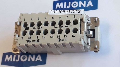 CONECTOR HARTING HAN 16E M 500V 16A 6KV SH 12 - Imagen 2 de 8