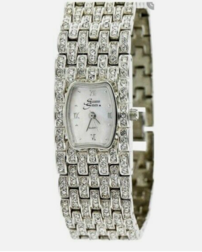 Vintage Women’s watch CZ Suzanne Somers Vintage needs battery mother of pearl