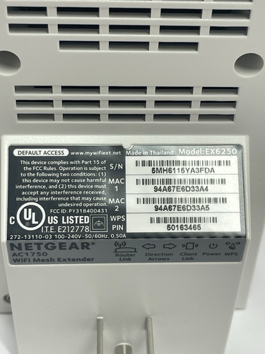 Netgear AC1750 Dwuzakresowy przedłużacz zasięgu WiFi EX6250-100NAS - Zdjęcie 11 z 13
