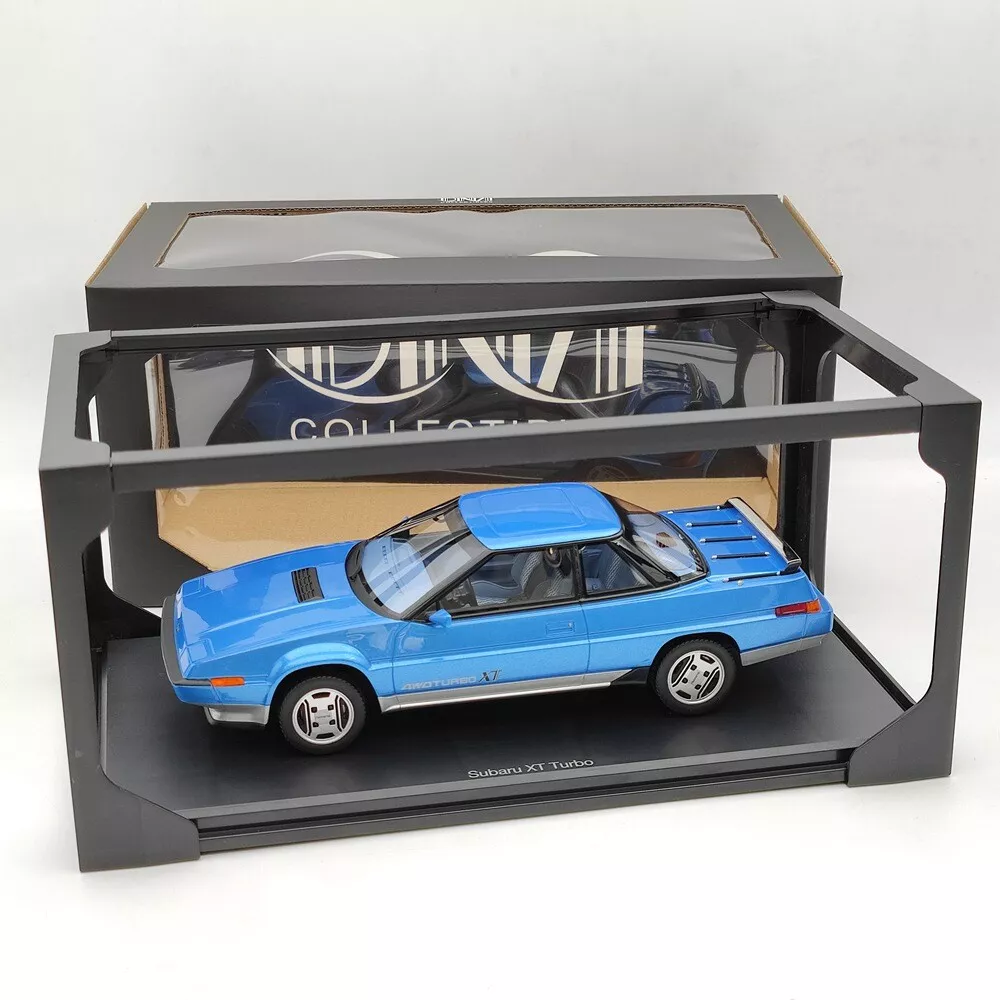 絶対一番安い DNA 1/18 スバル XT TURBO 4WD ブルー アクリルケース付