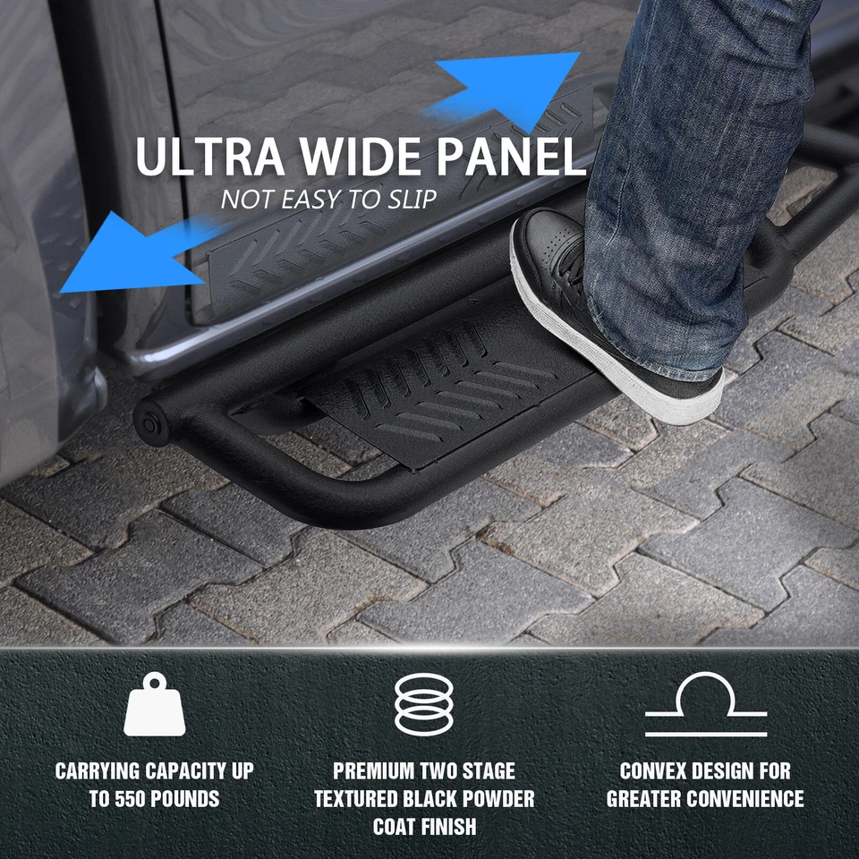 Running Boards 6'' For 2001-2006 Silverado&Sierra 2500 3500 HD Extended Cab Foto 4 de 4