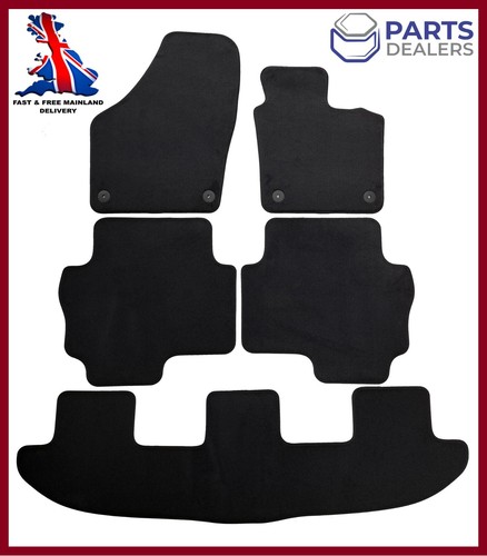 GENUINE VW SHARAN SEAT ALHAMBRA 7 SEATER 2011-2024 VELOUR CARPET MATS MAT SET - 第 1/11 張圖片