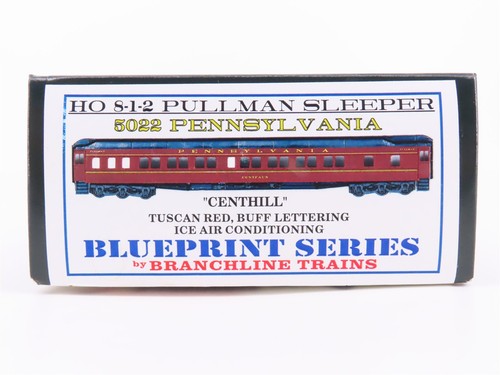 HO Scale Branchline Blueprint Kit #5022 PRR 8-1-2 Sleeper Passenger "Centhill"