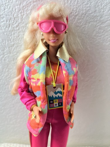 Vintage Wintersport Barbie 90er Neon Outfit - Bild 2 von 9