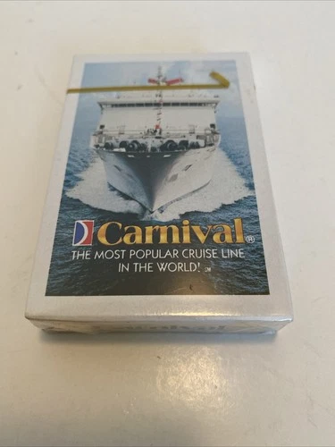 Carnival Cruise Line Deck of Souvenir Playing Cards Brand New Sealed Vintage