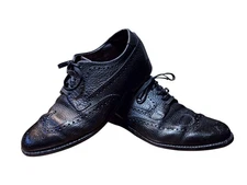 RARE Florsheim Imperial 96609  Black Pebble Leather Size 8 E