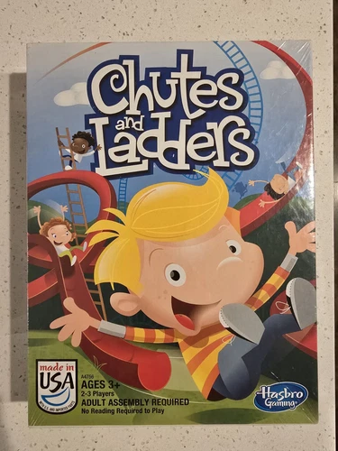 Hasbro Chutes and Ladders Family Classic Board Game For Kids & Adults