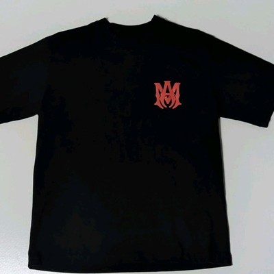 AMIRI Herren Logo T-Shirt Schwarz Gr. S AW22 Designer Luxus Streetwear Baumwolle