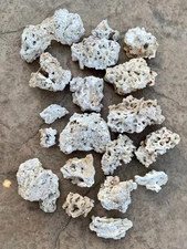 Dry Rocks Marine Saltwater Fish Tank Aquarium Reef, Cured and Ready 15 Pounds