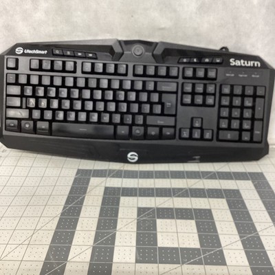 Gaming Keyboard UtechSmart Saturn Rainbow LED Backlit 104 Key Computer PC