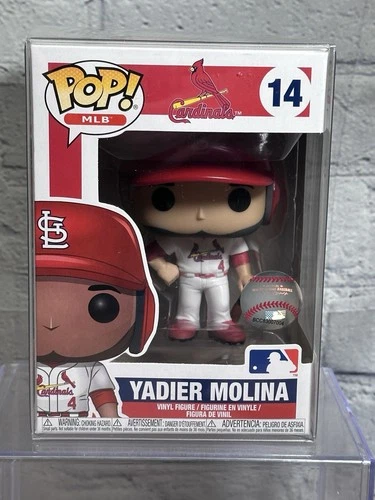 2018 Funko Pop! Baseball Yadier Molina #14 MLB St. Louis Cardinals FLAWED BOX