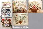 Berry Basket Dainty Needlework House Wife Hus Parts 1 & 3 CROSS STITCH PATTERNS