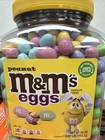 M&M's Easter Eggs Peanut Chocolate Candies Pastel Colors, 62 Ounce