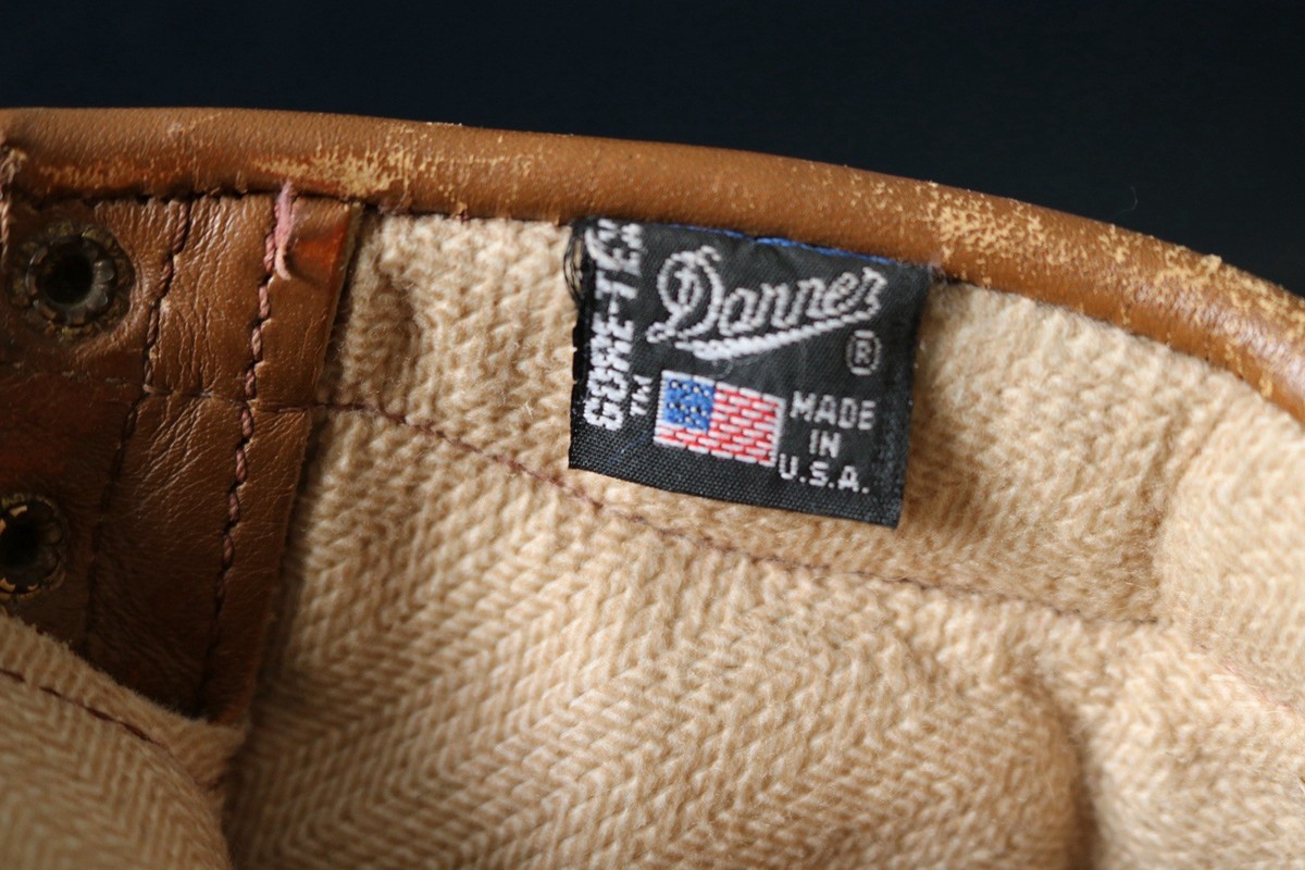 Vintage Danner Light 30420 6.5M USA Made Brown Leather Black Tag