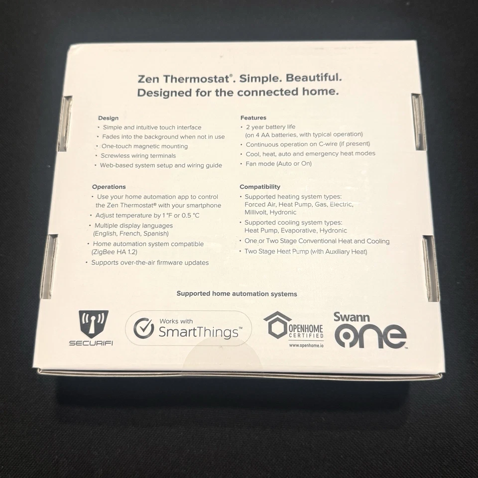 Zen Smart Thermostat Zigbee Z-Wave | Brand New - Image 4 of 4