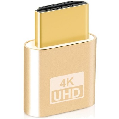 HDMI Dummy Plug HDMI Dongle Virtueller Monitor Emulator 4k@60Hz Windows Mac 