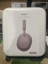 Sony WH-1000XM5 Wireless Noise Cancelling Over-the-Ear Headphones Silver   
