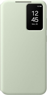 Original / Offizielle Samsung Galaxy S24+ Plus Smart View Wallet Case - Hellgrün