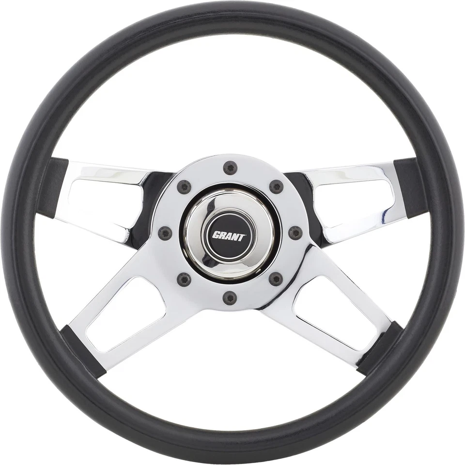 Volante Grant 440 Challenger GT, 13-1/2 pulgadas, cromado Foto 2 de 4