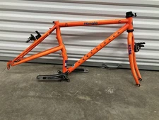 Vintage Gary Fisher Hoo Koo E Koo Orange High Chain Stay 15” Steel Frame Fork