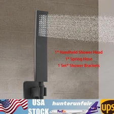 Brass Shower Head Hand-Held Shower Wand Handheld Shower Head Matte Black