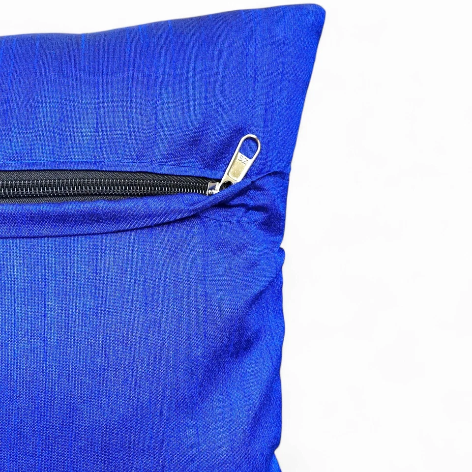 HANDMADE ELEPHANT SILK BROCADE 16X16 CUSHION COVER PILLOW SOFA THROWS SUTRAM - Image 4 of 4