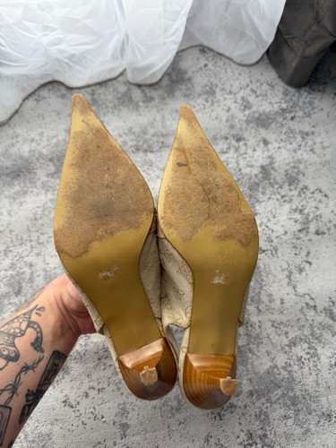 Archive Louis Vuitton Ostrich Vintage Mule Shoes Size in Fact 38 - Picture 5 of 17