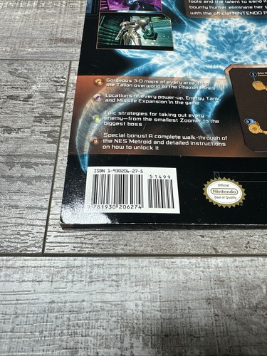 Metroid Prime Official Nintendo Power Gamecube Players Guide - Picture 9 of 15
