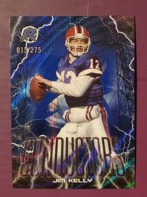 2024 Topps Resurgence - Conductors Jim Kelly #C-23 Navy Surge Refractor /275