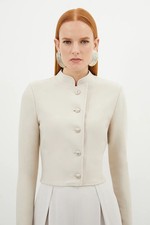 Karen Millen Knitted Jacket Womens Km Corporate Jackets & Coats