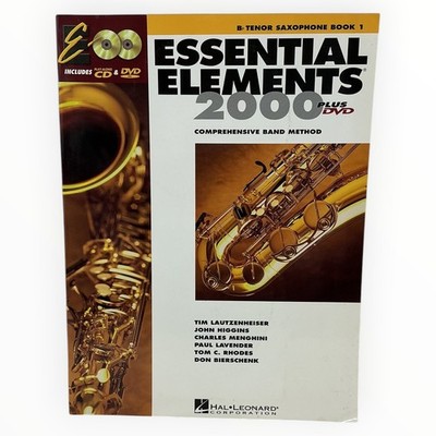 Essential Elements 2000 Plus DVD CD Tenor Saxophone Book 1 Hal Leonard 2004