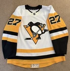 Nick Bjugstad 2018-19 NHL Playoffs Game Worn Used Pittsburgh Penguins Jersey