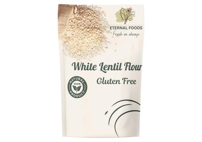 Weißes Linsenmehl | Uradmehl - 1kg Glutenfrei zum Kochen Backen Frisch
