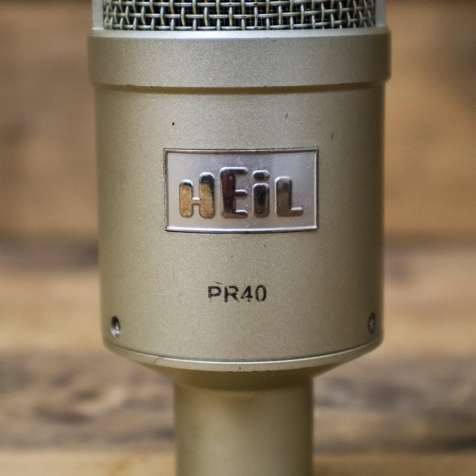 Heil Sound PR40 Dynamic Broadcast Microphone, Champagne U258239 - Image 3 of 4