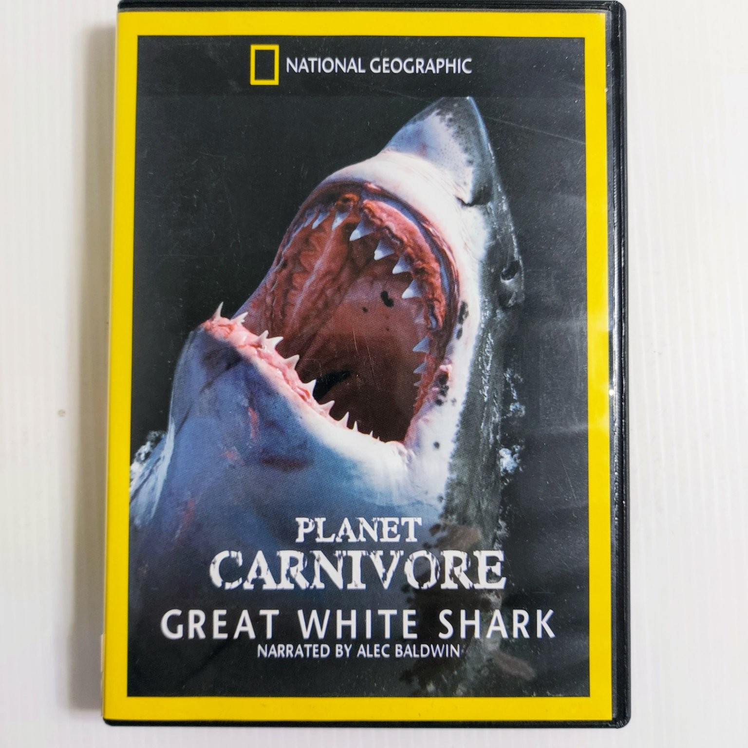 Planet Carnivore Great White Shark DVD 2010 Alec Baldwin National Geographic