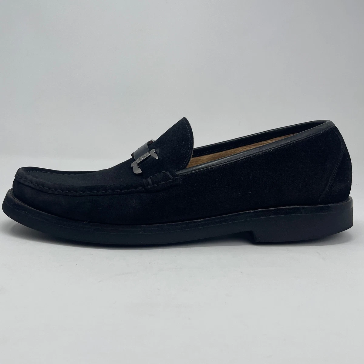Salvatore Ferragamo Black Suede Men