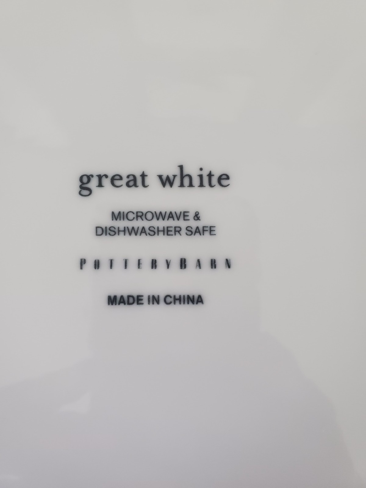 Pottery Barn PB Great White  11 1/2" Dinner Plate (12 available)