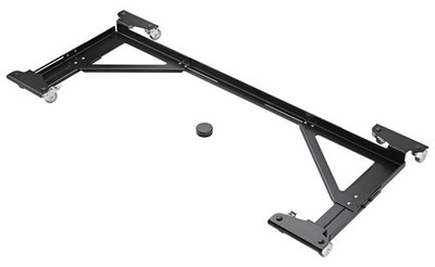 K&M 18804 Rollschlitten Digitalpiano Digital Piano schwarz Rollen Stahl Bühne KM