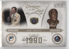 2011 Playoff National Treasures Emblems of the Hall /99 Bob Griese #26 HOF